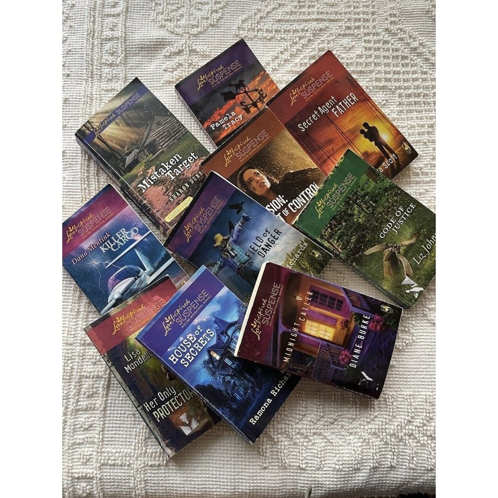 LG Lot Of 10 Love Inspired Inspirational Romantic Harlequin Books